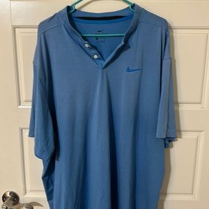 Blue Nike XXL Dri Fit Polo Shirt